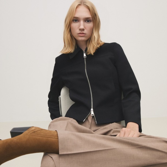 100% leather mango Brown tan Suede leather Ankle Boots Sz 37 / 7 women’s - Picture 3 of 15